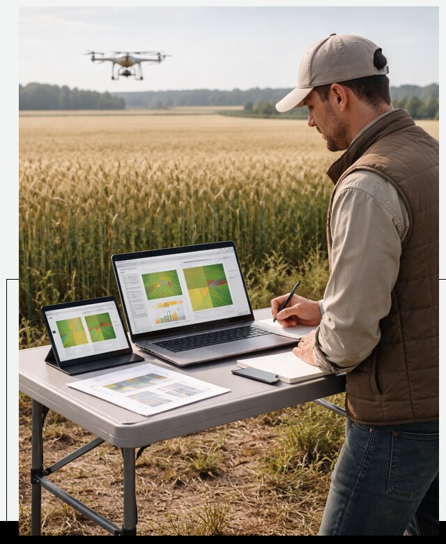 Система AI прогнозирования урожайности для точных агрономий в Орле