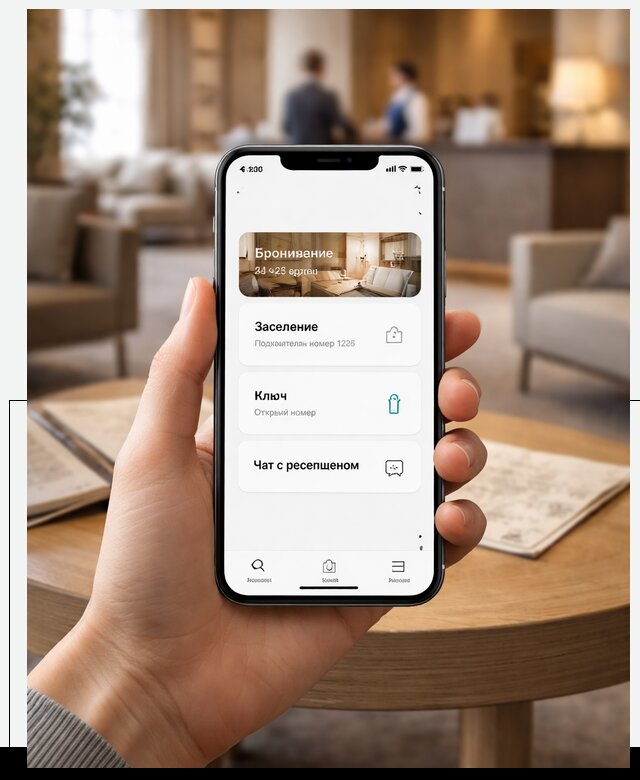Мобильное приложение для гостей отеля в Орле, управление сервисом